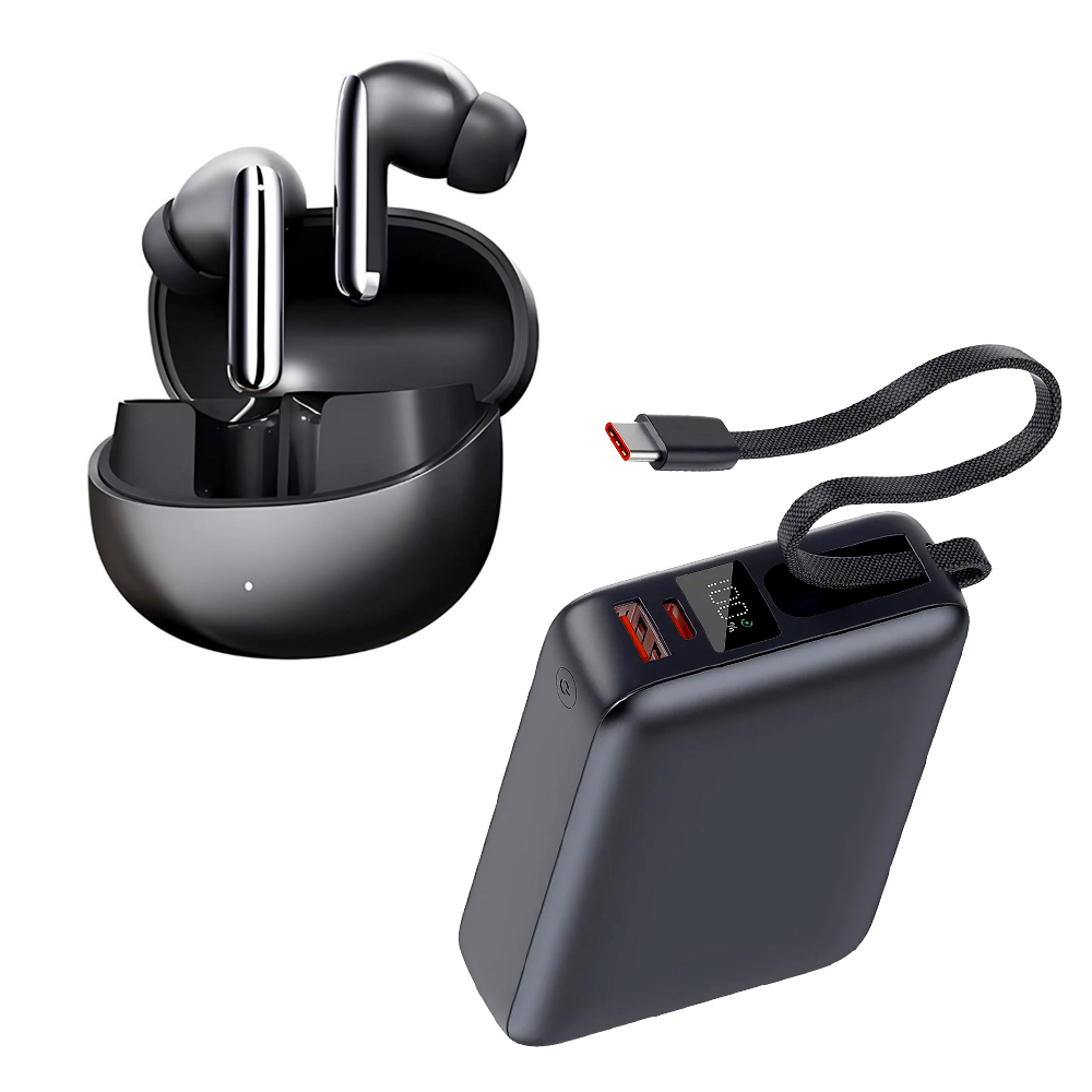 QCY Combo Melobuds Pro + PowerBank PB20A